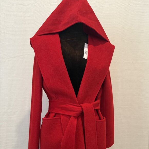ELI TAHARI BEAUTIFUL KILM RED COAT - Picture 8 of 9